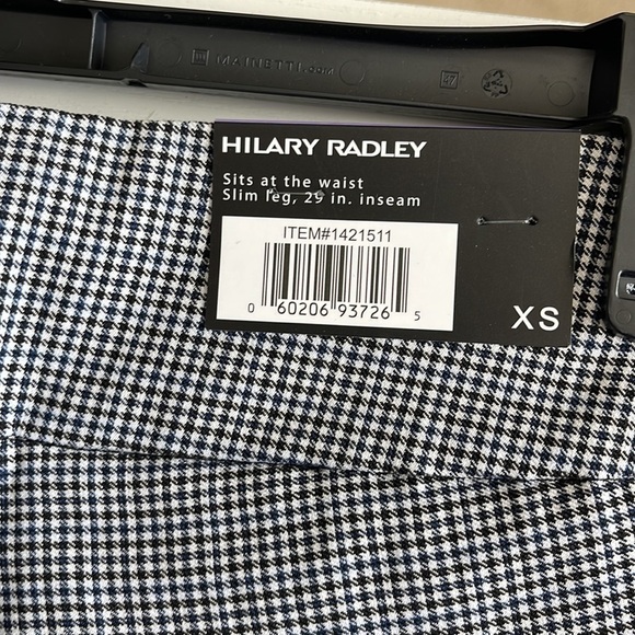 BIN#12 - HILARY RADLEY Women’s XSMALL Checkered Print Dress Pants - Picture 5 of 5